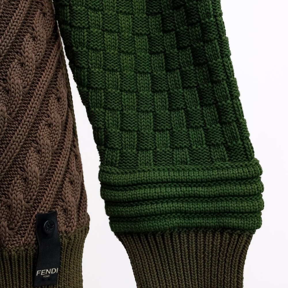 Fendi Patchwork Knit Sweater - Picture 7 of 16